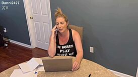 Curvy Milf Danni Jones Has A Home Visit From Her Fit Bodybuilder Masseur, Focusing On Her Legs And Ass.