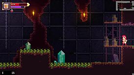 Scarlet Maiden Blows Futanari In Caves Gloryhole!