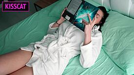 hey stepson, don't cum inside while i'm blindfolded in bedroom!