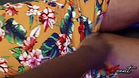 Horny Hot Wife Dripping Wet During Intense Massage Session