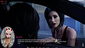 ms denvers - ep 20 anime teacher in torn stockings and short skirt.