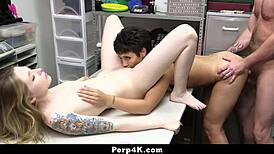 Mall security officers ruthlessly strip young teens, ripping clothes for bent-over cavity searches in the office