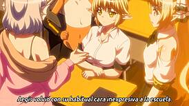 look at this linda chica rubia on the beach in hentai