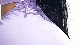 amateur horny girl fucks her wet pussy hard and crazy!