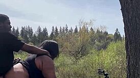 Sexy Chubby BBW Remi Getting BBC on Top of a Giant Rock, Loving Every Second 😘