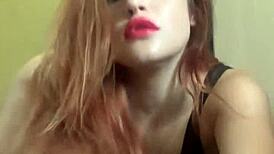 Ritafox in sexy clothes and heels dances for you