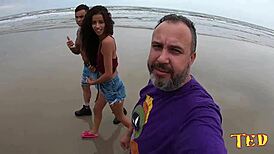 Manoella Fernandes and Crew Unleash Beach Madness!