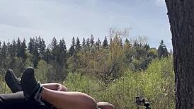 Sexy Chubby BBW Remi Getting BBC on Top of a Giant Rock, Loving Every Second 😘