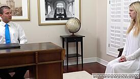 Redhead teen masturbates on hidden cam in german latex as amateur