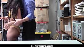 Latina female with dark hair caught stealing at mall premises and arrested - fuckthief