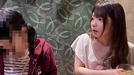 Japanese wife rides hard for triple cumshot in reunion cheating.