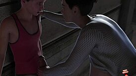 Golden Boy 9 reworked with hot milf outdoor action