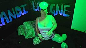 cute milf balloon popping fetish