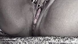 Wild Squirt Show with Fat Latina's Big Pussy