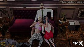 so, in fashionbusiness, episode 2, scene 21, there’s this wild double blowjob in 3d hentai