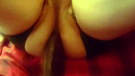 amateur tranny amus shows off her gaping ass after anal play.