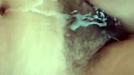 my wife gets cumshots in her hairy pussy, a milf latina taking big cock and monster cock