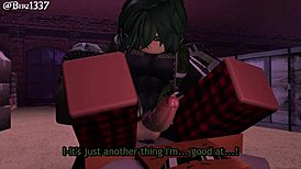 Tied and captured femboy domination with maledom assfucking big cock anal in 3D cartoon