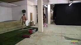 Horny black chick craves tasting his white dick now