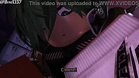 Tied and captured femboy domination with maledom assfucking big cock anal in 3D cartoon