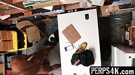 An understanding was reached by the suspect and gay mall officer at the shop