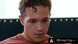 Milf Dee Williams bends over for doggystyle anal gaping, her big tits bouncing as stepson discovers her dirty secret