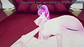 Perona And Carrot Have Intense Sex In One Piece POV Hentai!
