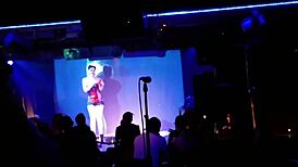 in the public park, she performs breast milk pumping