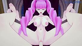 Perona And Carrot Have Intense Sex In One Piece POV Hentai!