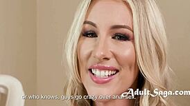 Wife's Friend Bunny Madison Opens Backdoor for Hardcore Action