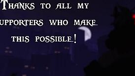 Tied and captured femboy domination with maledom assfucking big cock anal in 3D cartoon