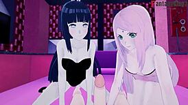 Hinata fucks Naruto, Sakura gets jealous 😈
