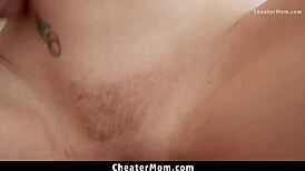 Stepson craves hot stepmom's pussy to keep his silence.