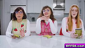 harper red and friends explore monster cocks