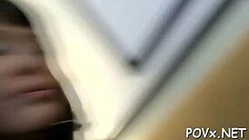 Pov Blowjob With Dirty Young Teen Sucking