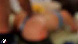 yo, french amateur in satin lingerie getting fucked doggystyle! 😍