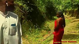 OMG! Ebony Teen 18+ Housewife Bangs Reverend Father!