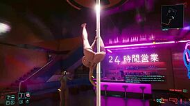 judy and johnny silverhand sneak into a hidden 3d sex scene with monster cocks and squirting