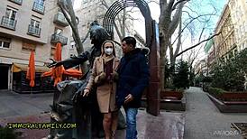 big natural tits milf dominno gives oral and gets creampie quickie