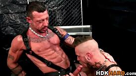 Muscular Gay Studs Enjoy Intense Ass Creampie Sessions