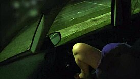 Wife in public car parking with stranger, observed by voyeur - part 1