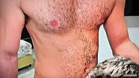 The biggest cock I ever gave a handjob to in this gay session.