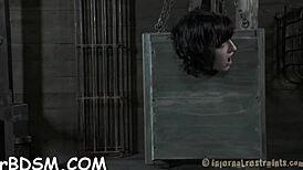 Hottie in Latex Dress Gets Punished Hard in Garage. So Kinky! 😈