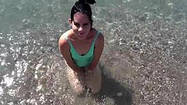 hot outdoor blowjob by the sea in montenegro, anyone?