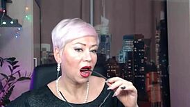 Hot mature submissive slave rides hard in intense anal casting