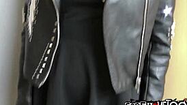 Sexy Spanish Girl Pulls Panties Aside For Hardcore Action