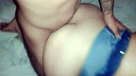Hot milf suckers and begs for warm milk in ass
