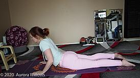 Yoga Lesson Turns Into Sensual Wife Play