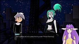 danny phantom fucks ember in amity park shower