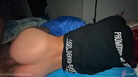 Wife lets friend get pounded doggystyle at home